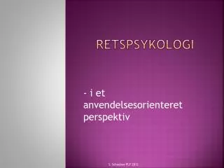 retspsykologi