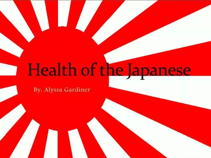 health of the japanese