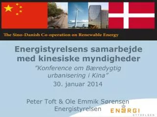 energistyrelsens samarbejde med kinesiske myndigheder