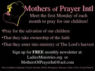 Sign up for FREE monthly newsletter at: