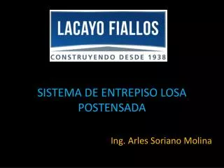 sistema de entrepiso losa postensada