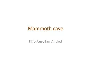 mammoth cave