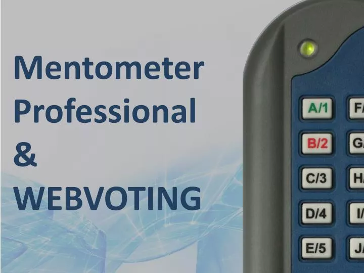 mentometer professional webvoting