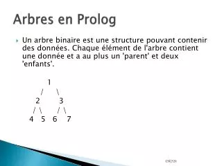 arbres en prolog