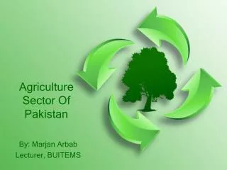 Agriculture Sector Of Pakistan