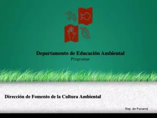 direcci n de fomento de la cultura ambiental