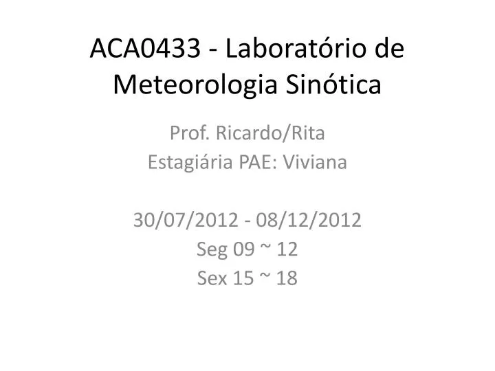 aca0433 laborat rio de meteorologia sin tica