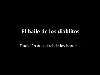 el baile de los diablitos