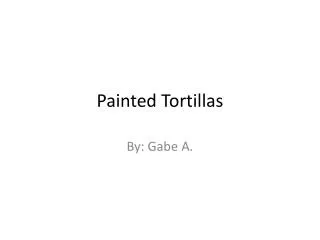 Painted Tortillas