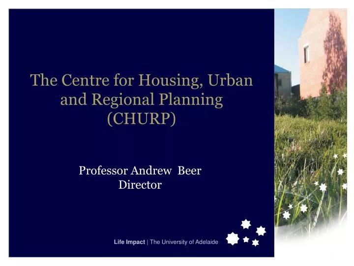 the centre for housing urban and regional planning churp