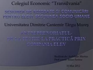 colegiul economic transilvania