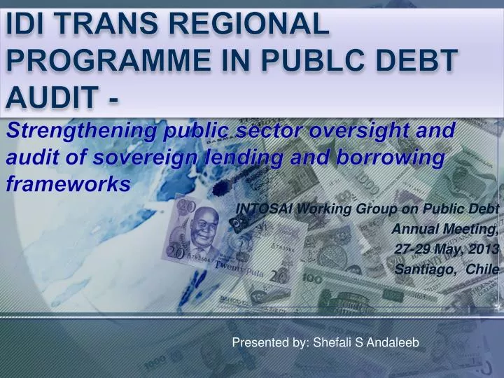 idi trans regional programme in publc debt audit