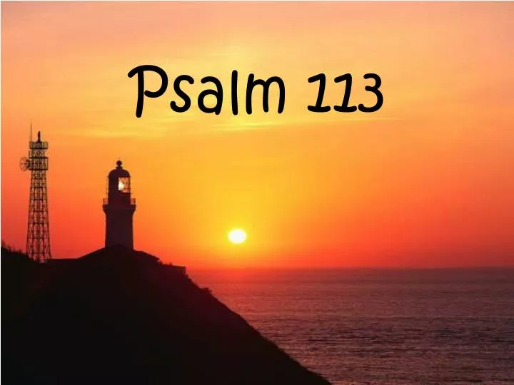 psalm 113
