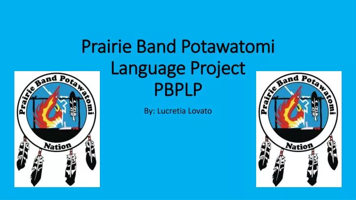 prairie band potawatomi language project pbplp