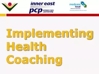 Implementing Health Coaching