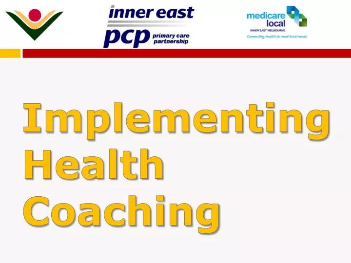 implementing health coaching