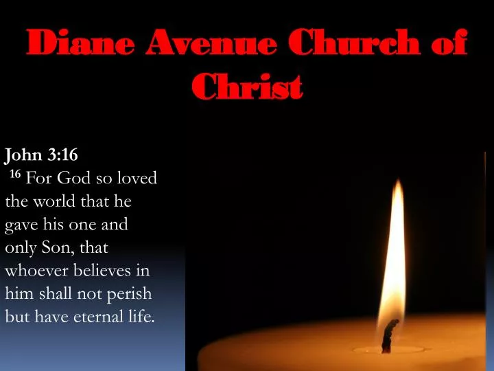 diane avenue church of christ
