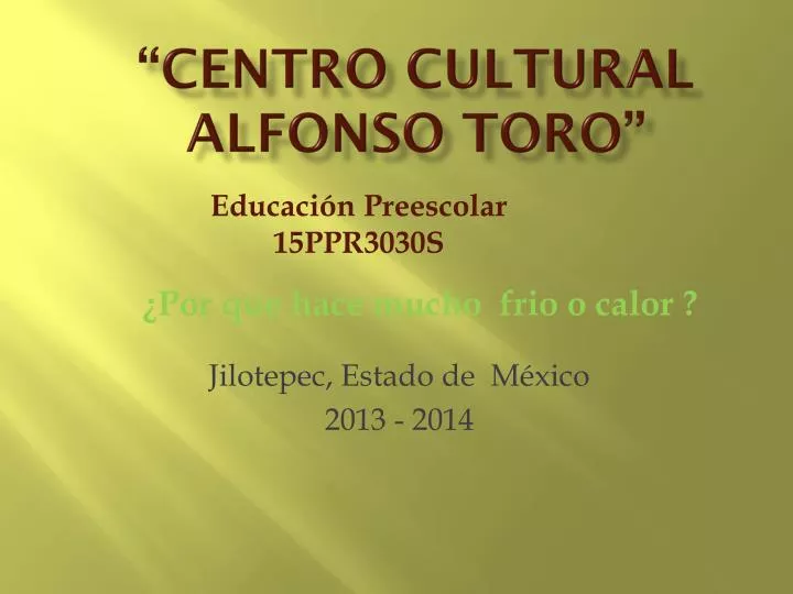 centro cultural alfonso toro