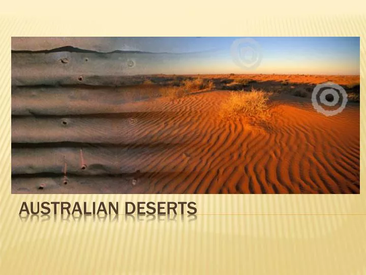 australian deserts