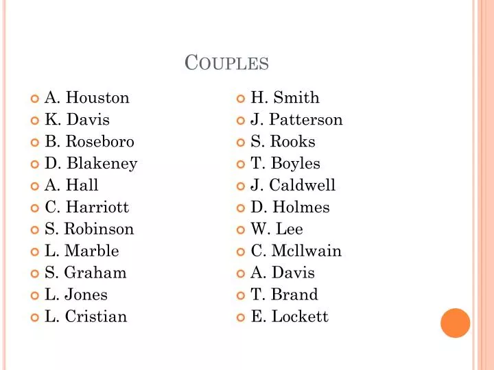 couples