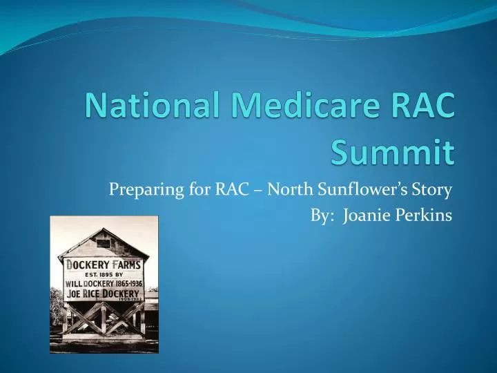 national medicare rac summit