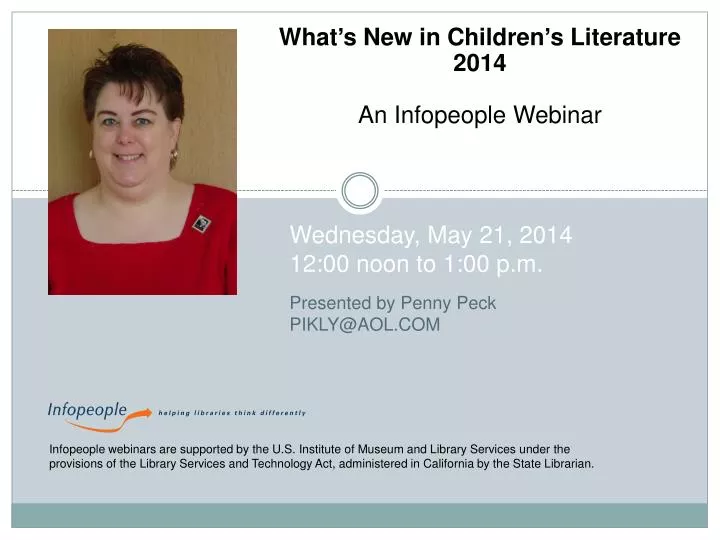 what s new in children s literature 2014 an infopeople webinar