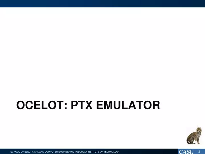 ocelot ptx emulator