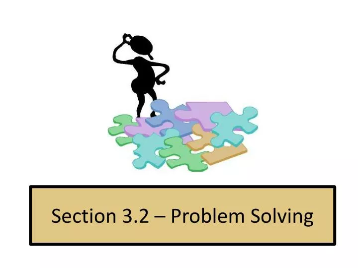 section 3 2 problem solving