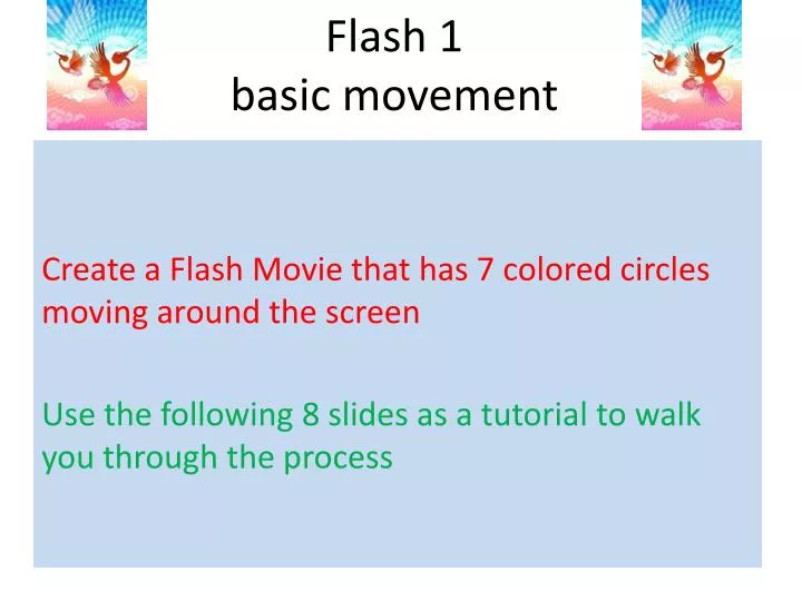 flash 1 basic movement