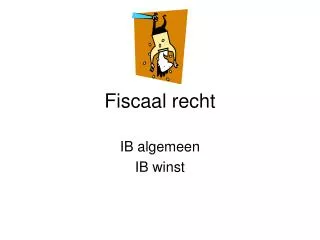 fiscaal recht