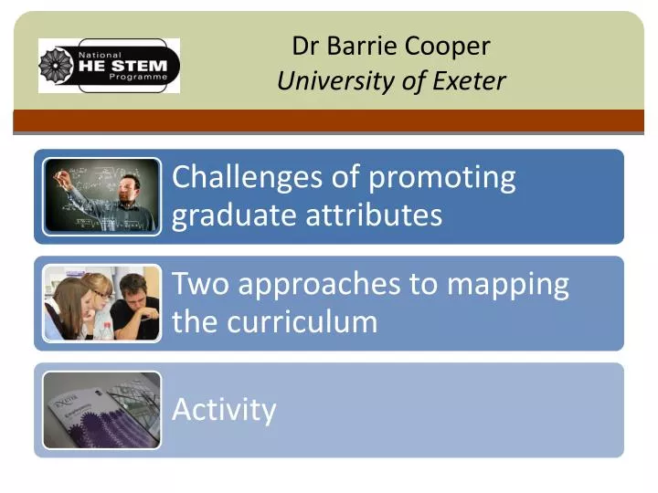 dr barrie cooper university of exeter