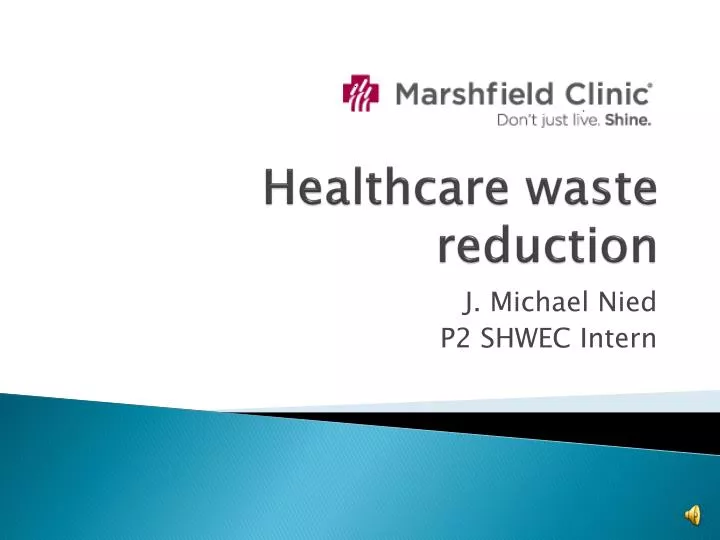 healthcare waste reduction
