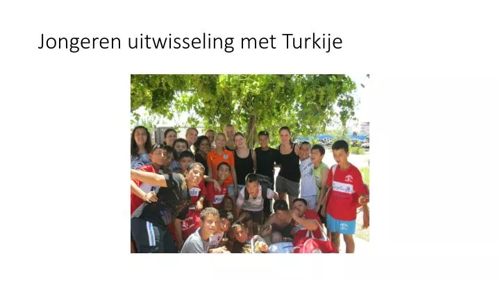 jongeren uitwisseling met turkije