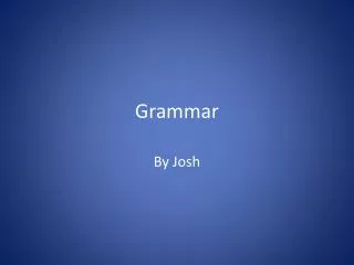 Grammar