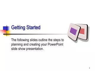 getting started