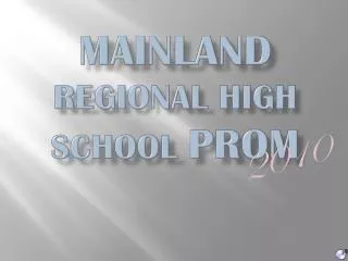 Mainland Regional High school prom
