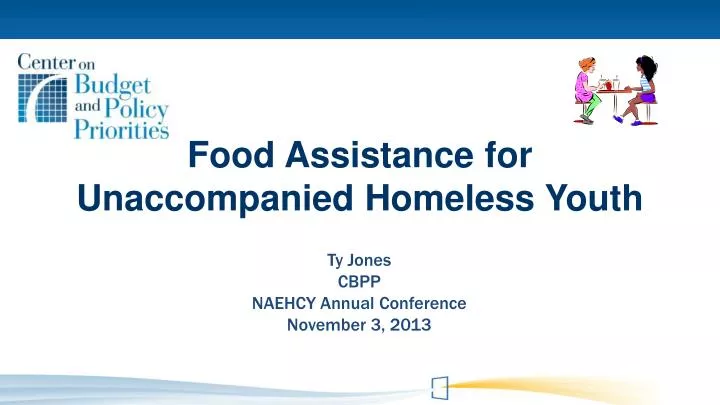 food assistance for unaccompanied homeless youth