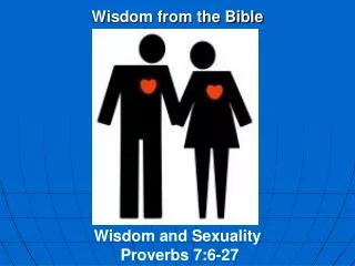 Wisdom from the Bible