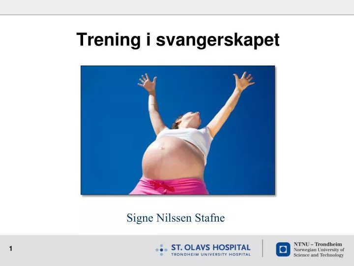 trening i svangerskapet