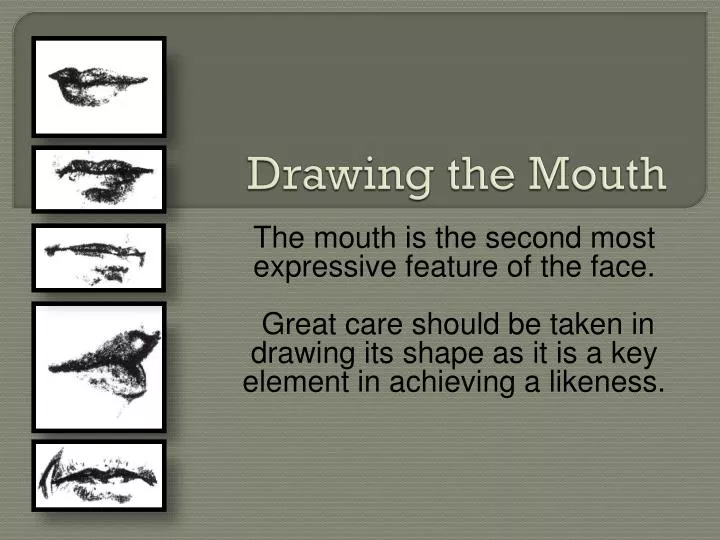drawing the mouth