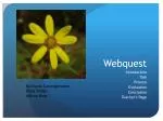 Webquest - slide 1