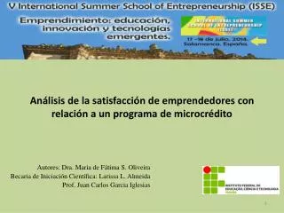 an lisis de la satisfacci n de emprendedores con relaci n a un programa de microcr dito