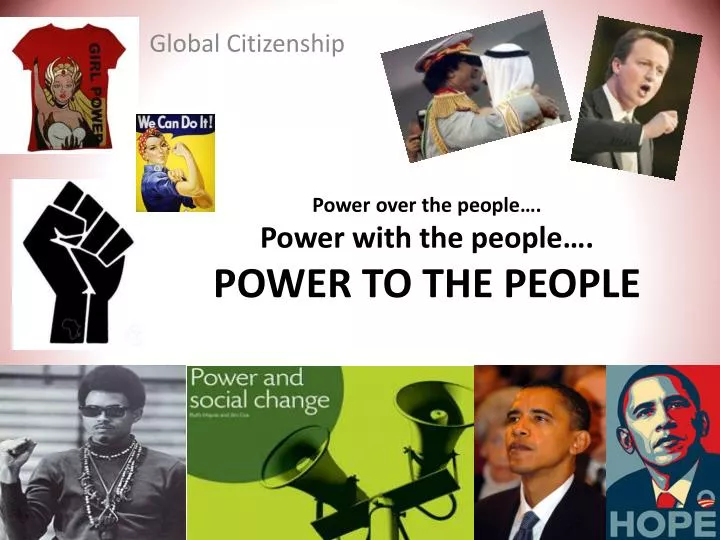 power over the people power with the people power to the people