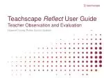 Teachscape Reflect User Guide Teacher Observation and Evaluation - slide 1