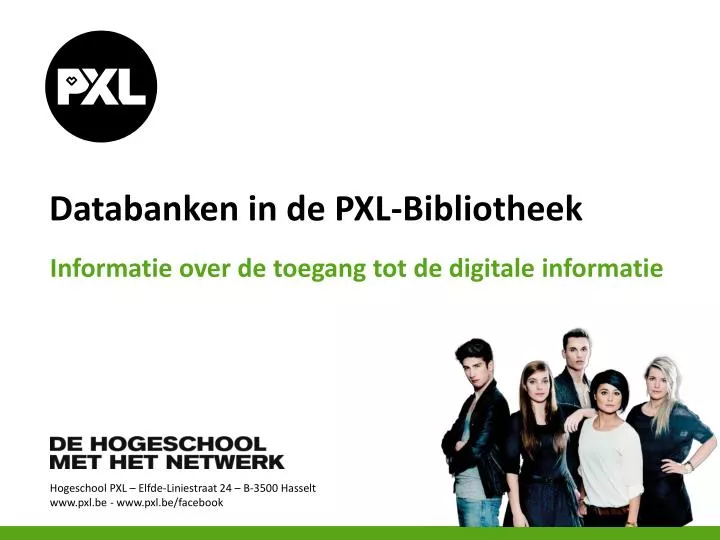 databanken in de pxl bibliotheek