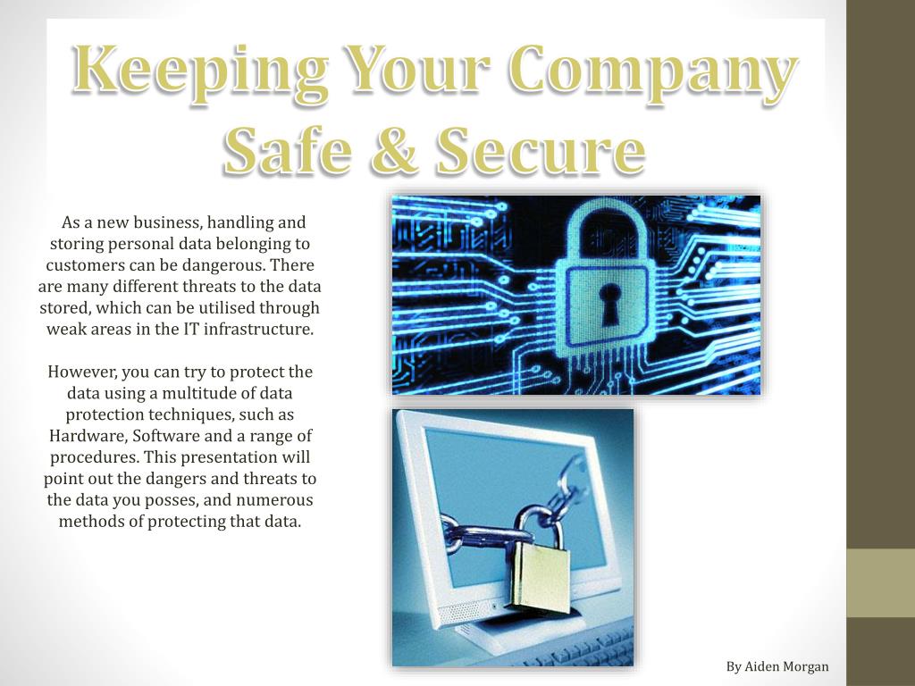 PPT - Keeping Your Company Safe & Secure PowerPoint Presentation, free ...