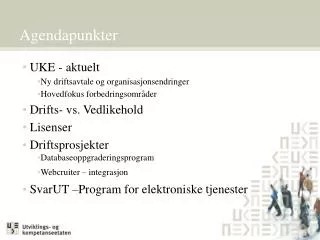 agendapunkter