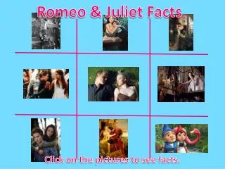 Romeo &amp; Juliet Facts