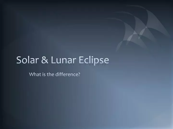 solar lunar eclipse