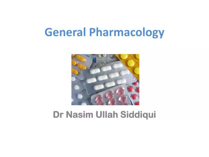 general pharmacology